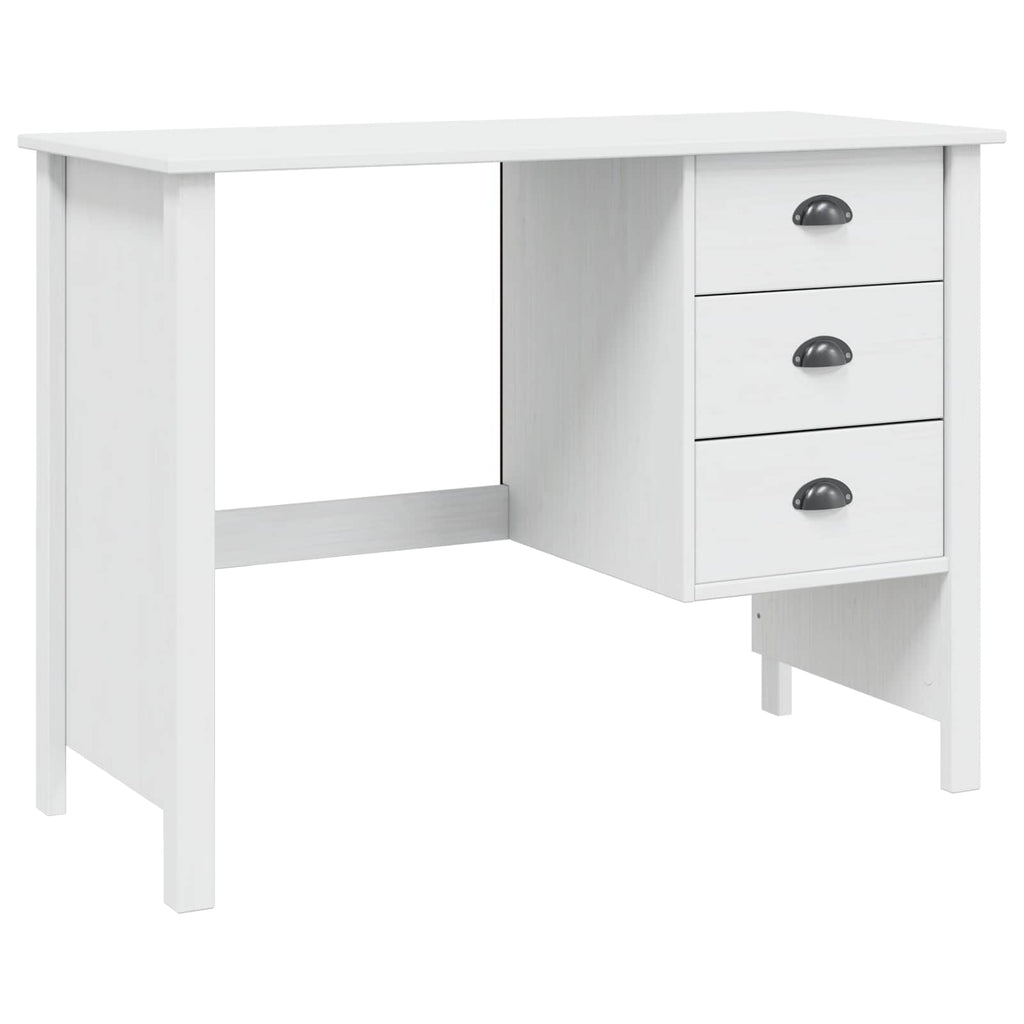 Scrivania con Cassetti HILL Bianco 100 x 45 x 74 cm