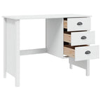 Scrivania con Cassetti HILL Bianco 100 x 45 x 74 cm