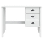 Scrivania con Cassetti HILL Bianco 100 x 45 x 74 cm