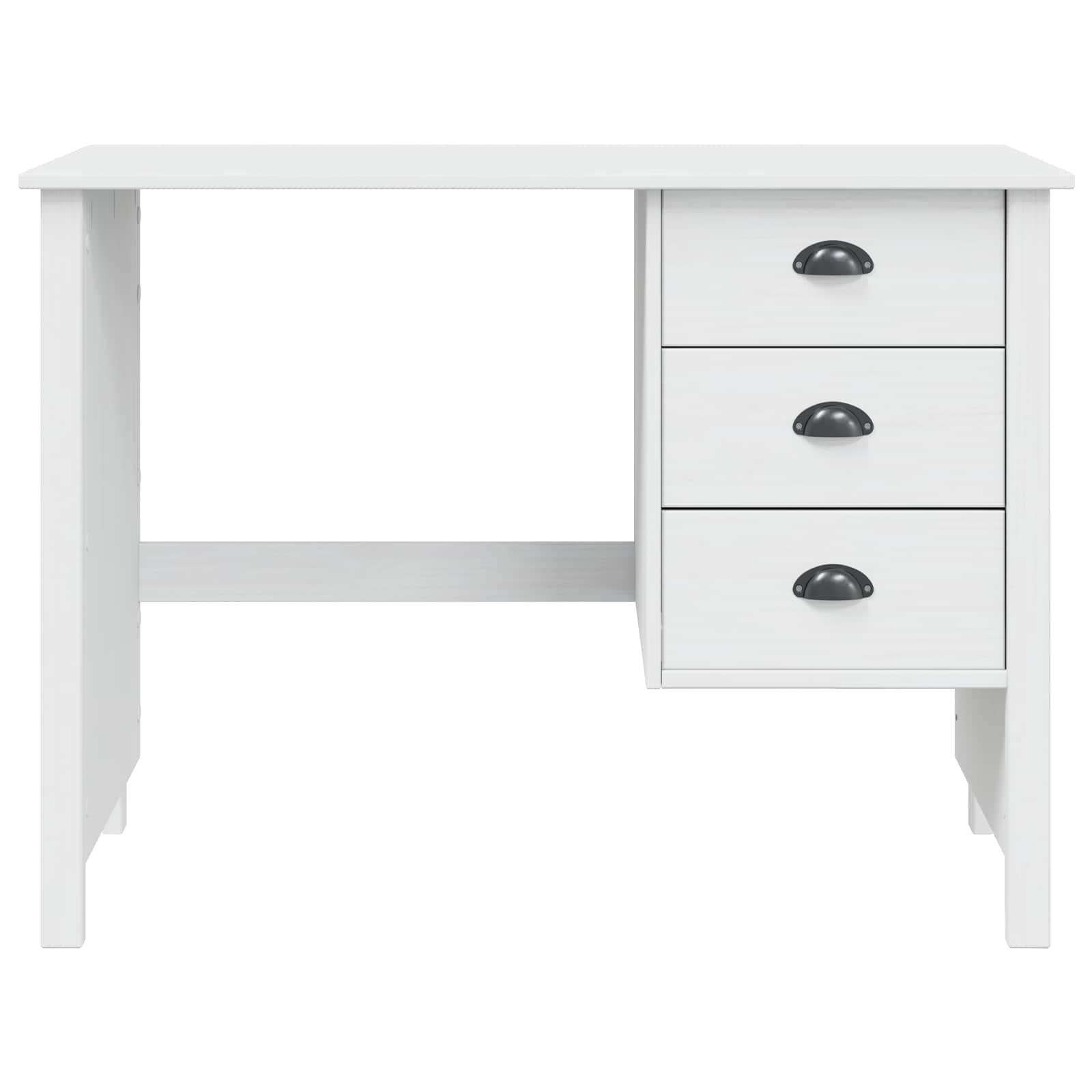 Scrivania con Cassetti HILL Bianco 100 x 45 x 74 cm