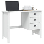 Scrivania con Cassetti HILL Bianco 100 x 45 x 74 cm