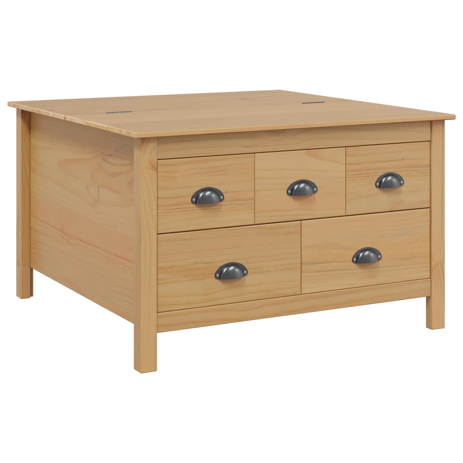 Tavolino da salotto HILL Marrone miele 79,5 x 79,5 x 49 cm