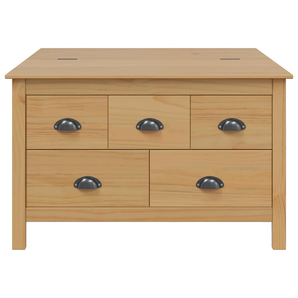 Tavolino da salotto HILL Marrone miele 79,5 x 79,5 x 49 cm