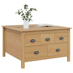 Tavolino da salotto HILL Marrone miele 79,5 x 79,5 x 49 cm