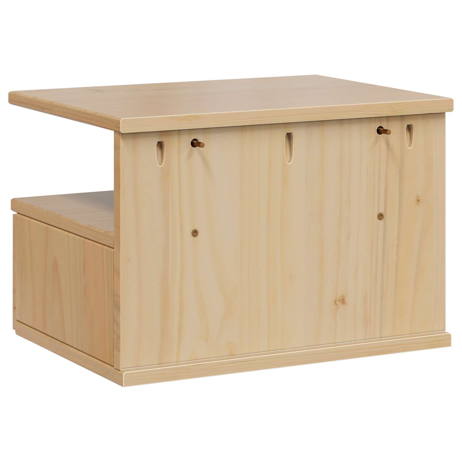 Armadio da Notte HILL Marrone miele 40 x 31 x 27 cm