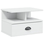 Armadio da Notte con cassetto HILL Bianco 40 x 31 x 27 cm