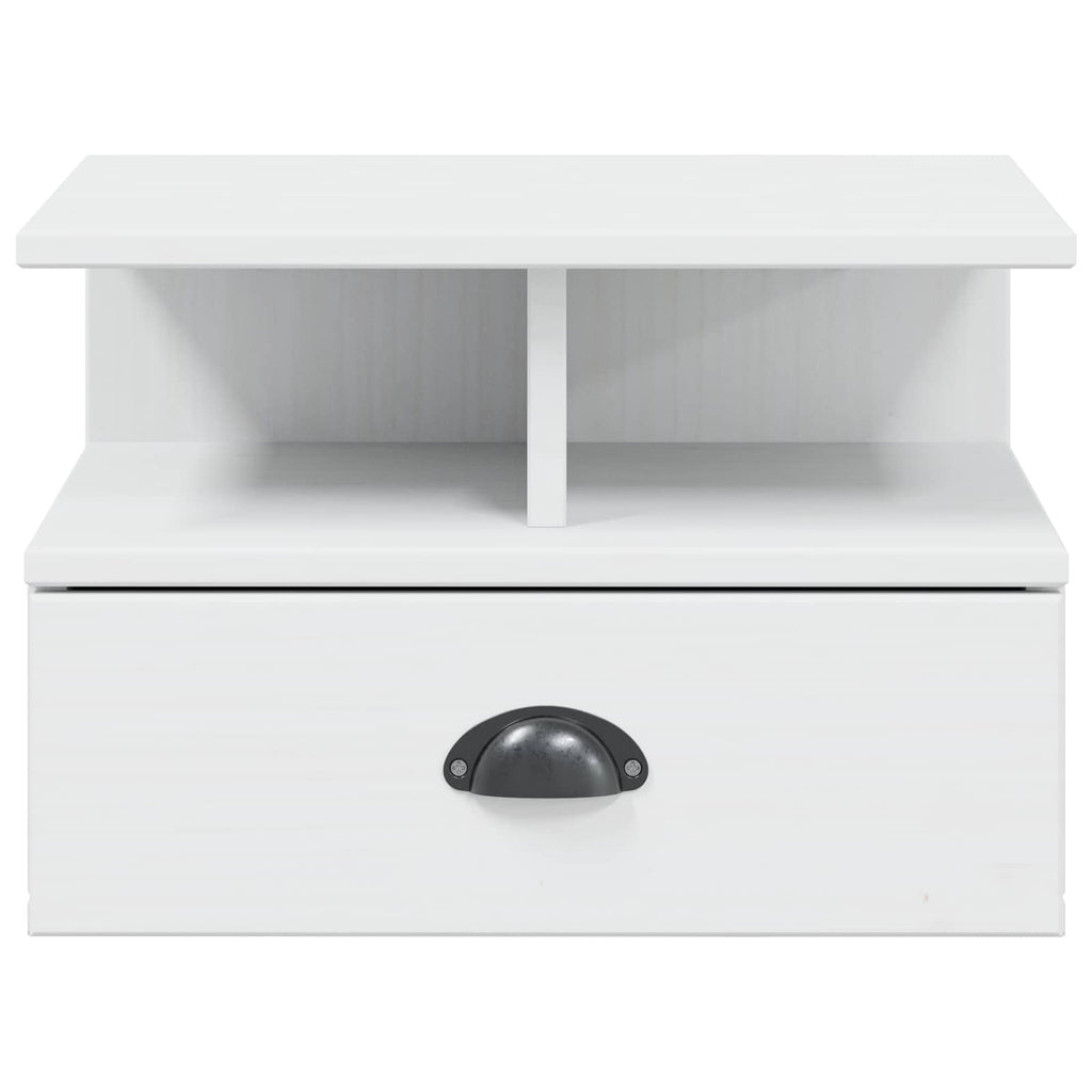 Armadio da Notte con cassetto HILL Bianco 40 x 31 x 27 cm