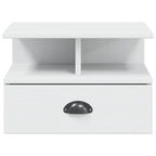 Armadio da Notte con cassetto HILL Bianco 40 x 31 x 27 cm