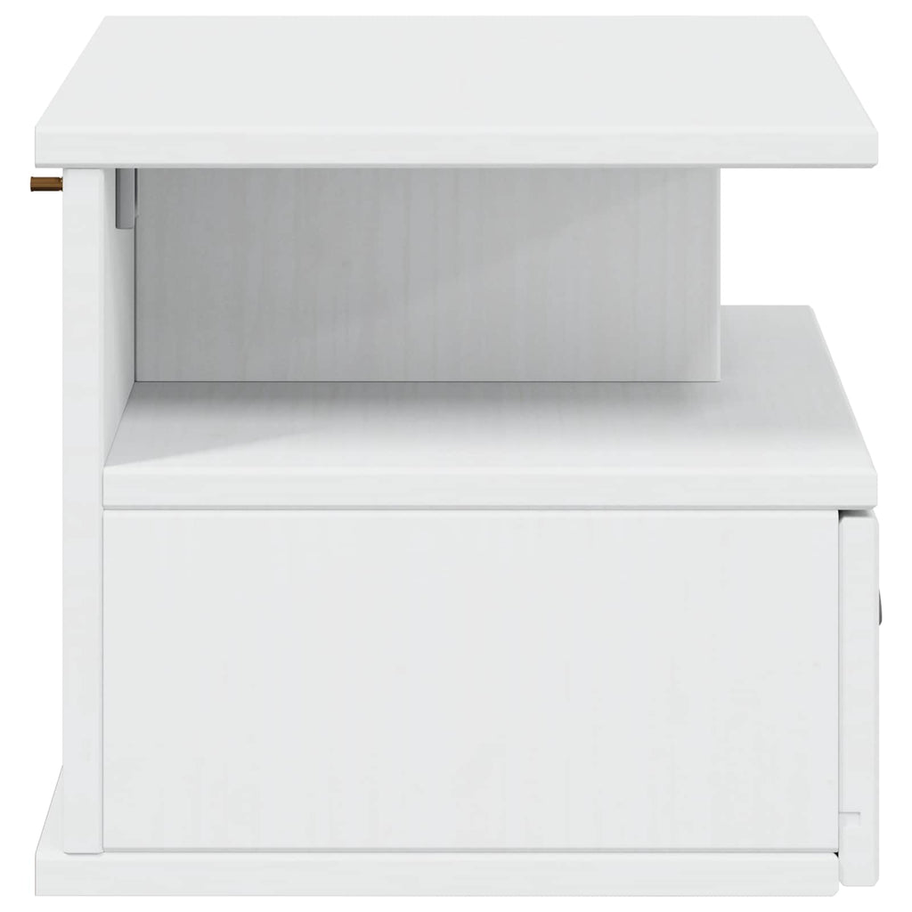 Armadio da Notte con cassetto HILL Bianco 40 x 31 x 27 cm