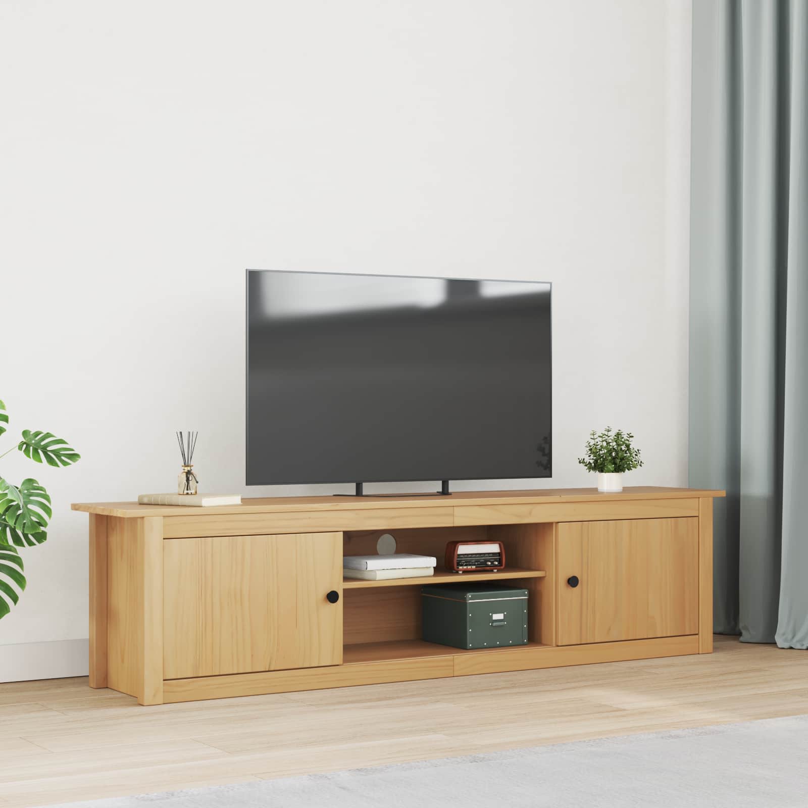 Supporto per TV HILL Marrone miele 158 x 40 x 39,5 cm