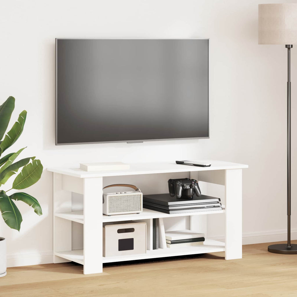 Supporto TV Bianco 100 x 40 x 50 cm