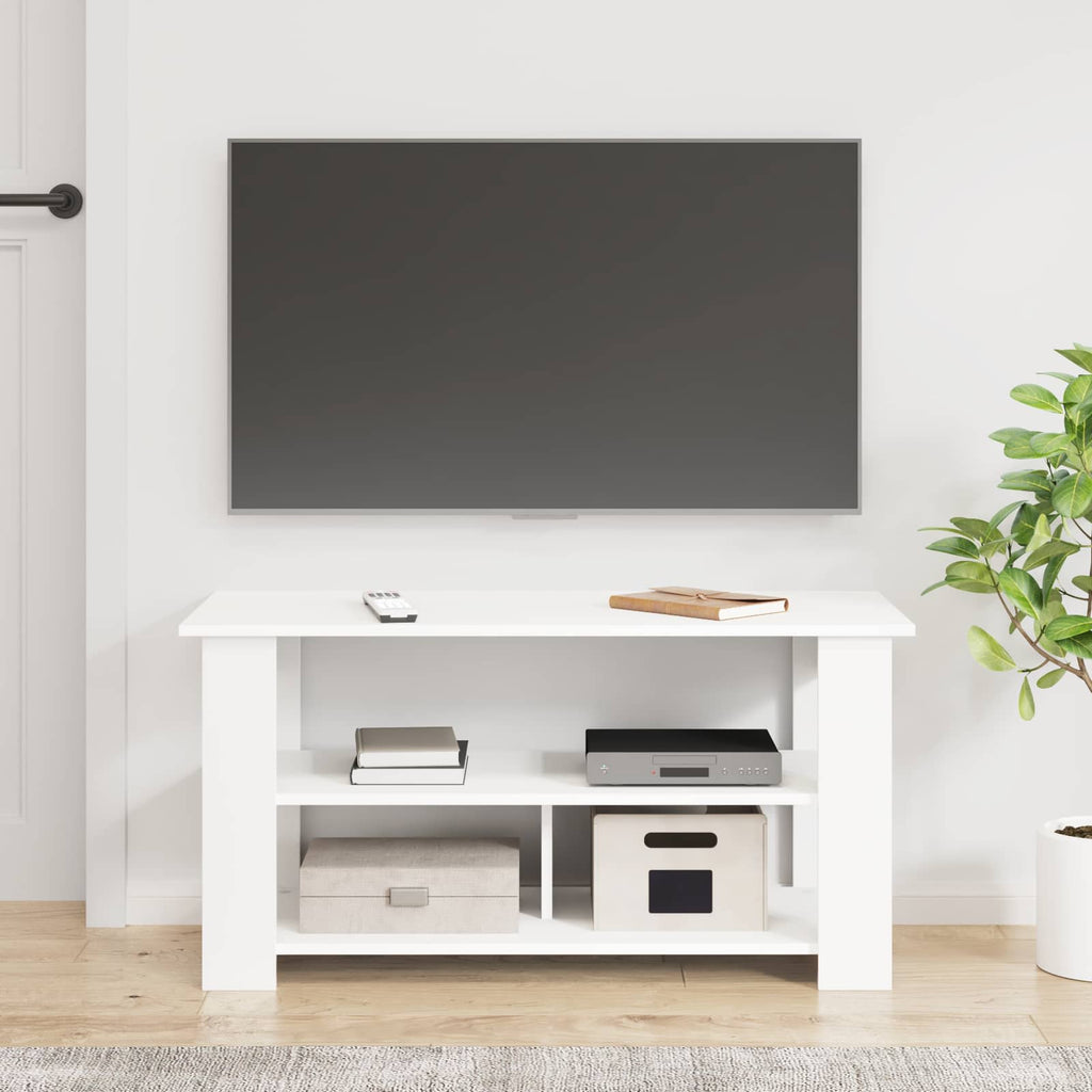 Supporto TV Bianco 100 x 40 x 50 cm