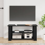 Supporto TV Rovere Nero 100 x 40 x 50 cm