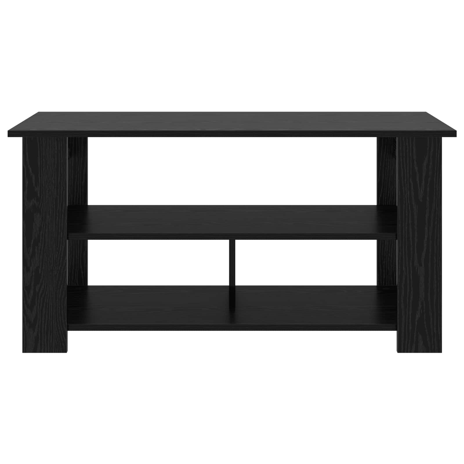 Supporto TV Rovere Nero 100 x 40 x 50 cm