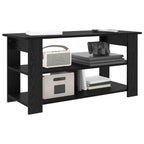 Supporto TV Rovere Nero 100 x 40 x 50 cm