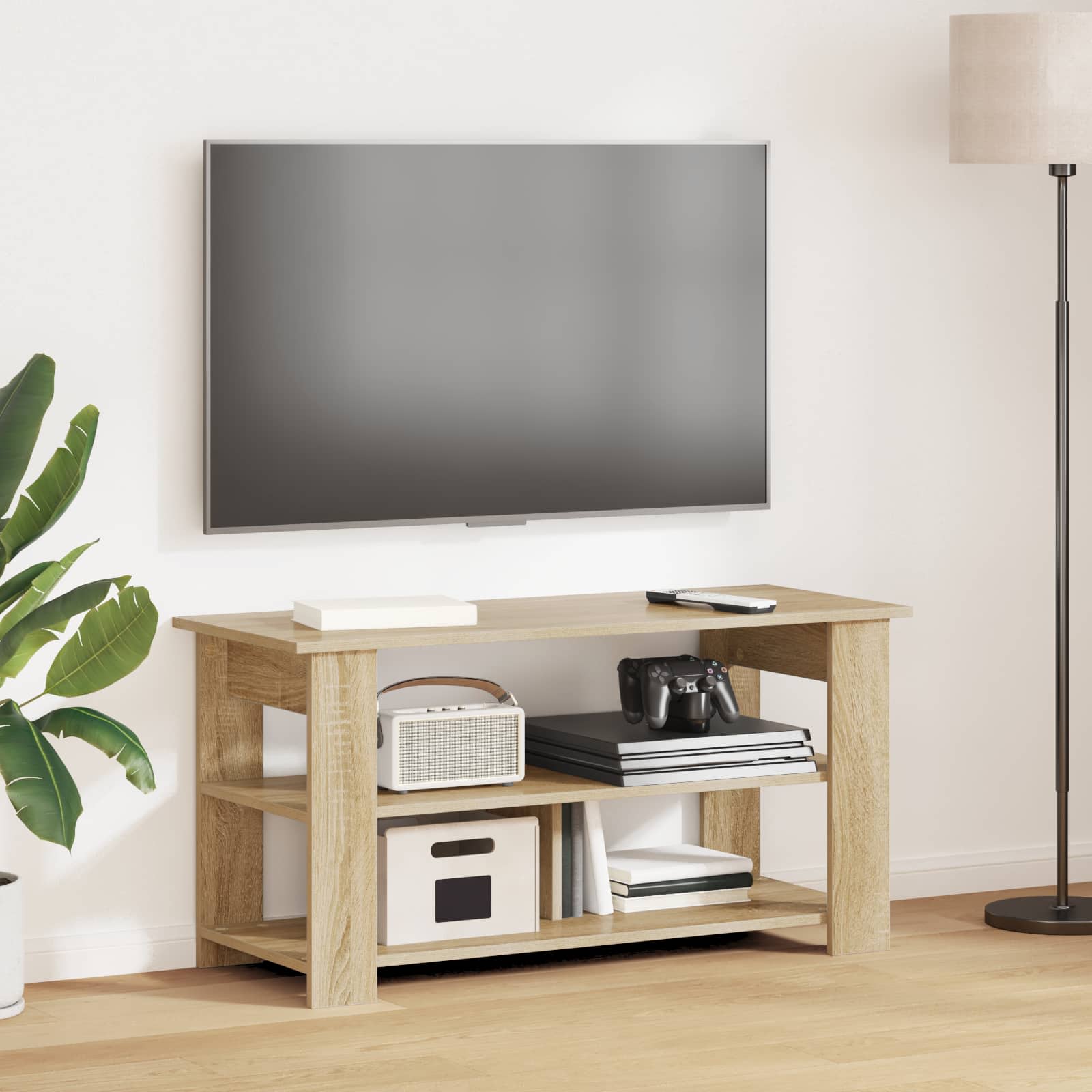 Supporto TV Rovere Sonoma 100 x 40 x 50 cm