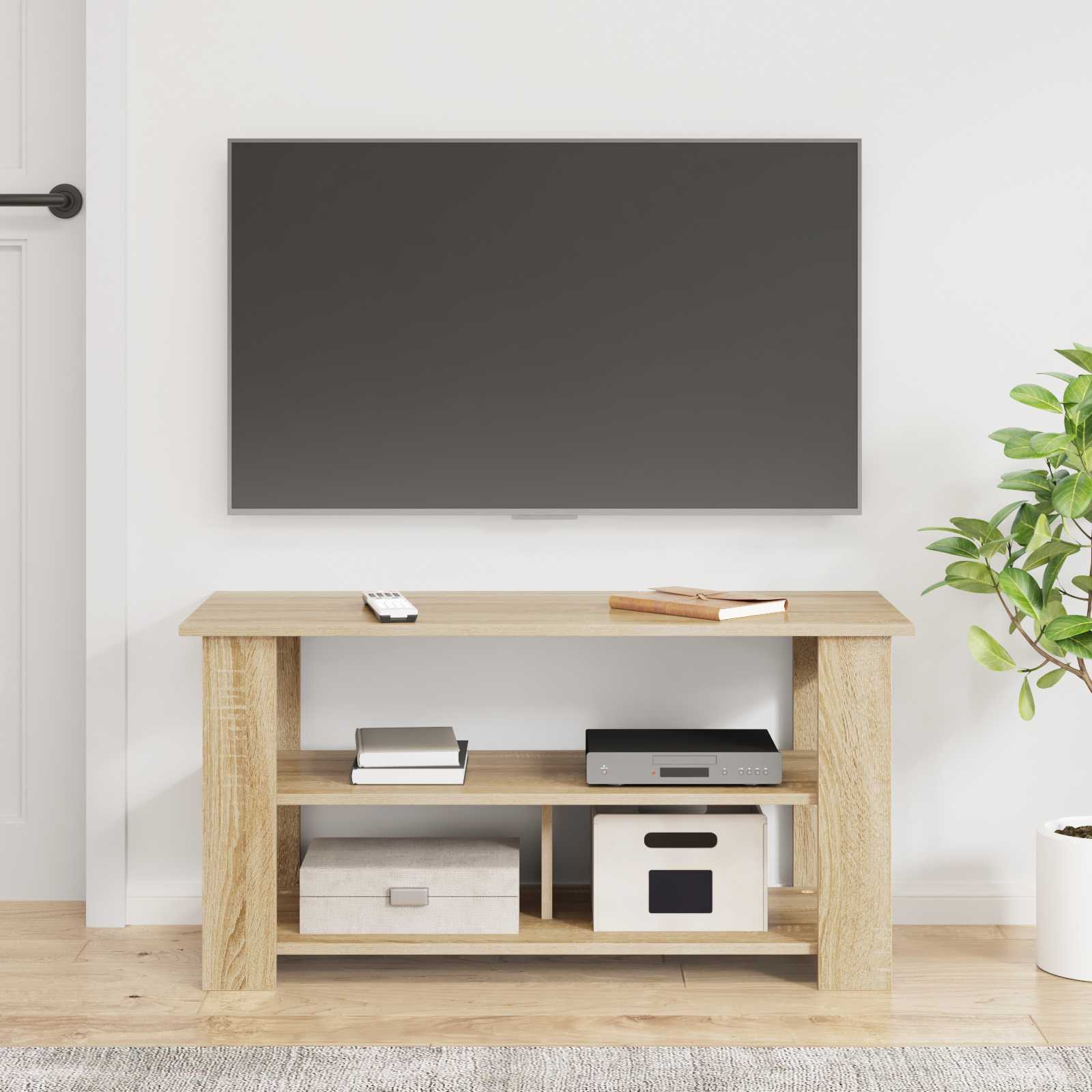 Supporto TV Rovere Sonoma 100 x 40 x 50 cm