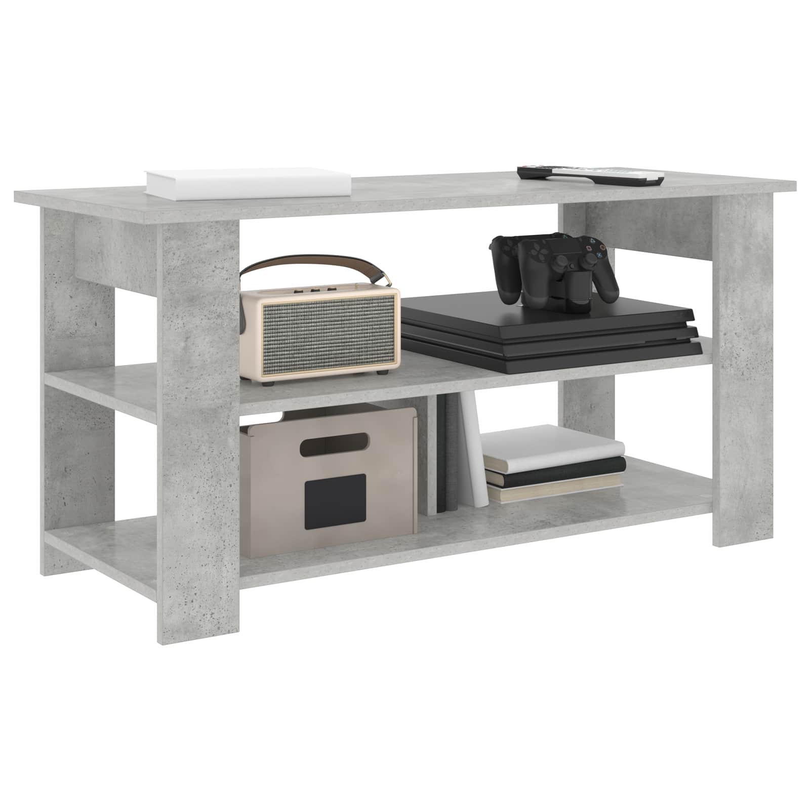 Supporto TV Grigio cemento 100 x 40 x 50 cm