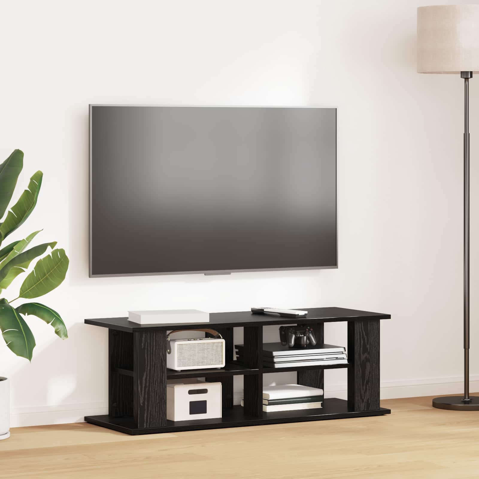 Supporto TV Rovere Nero 96 x 35 x 33,5 cm