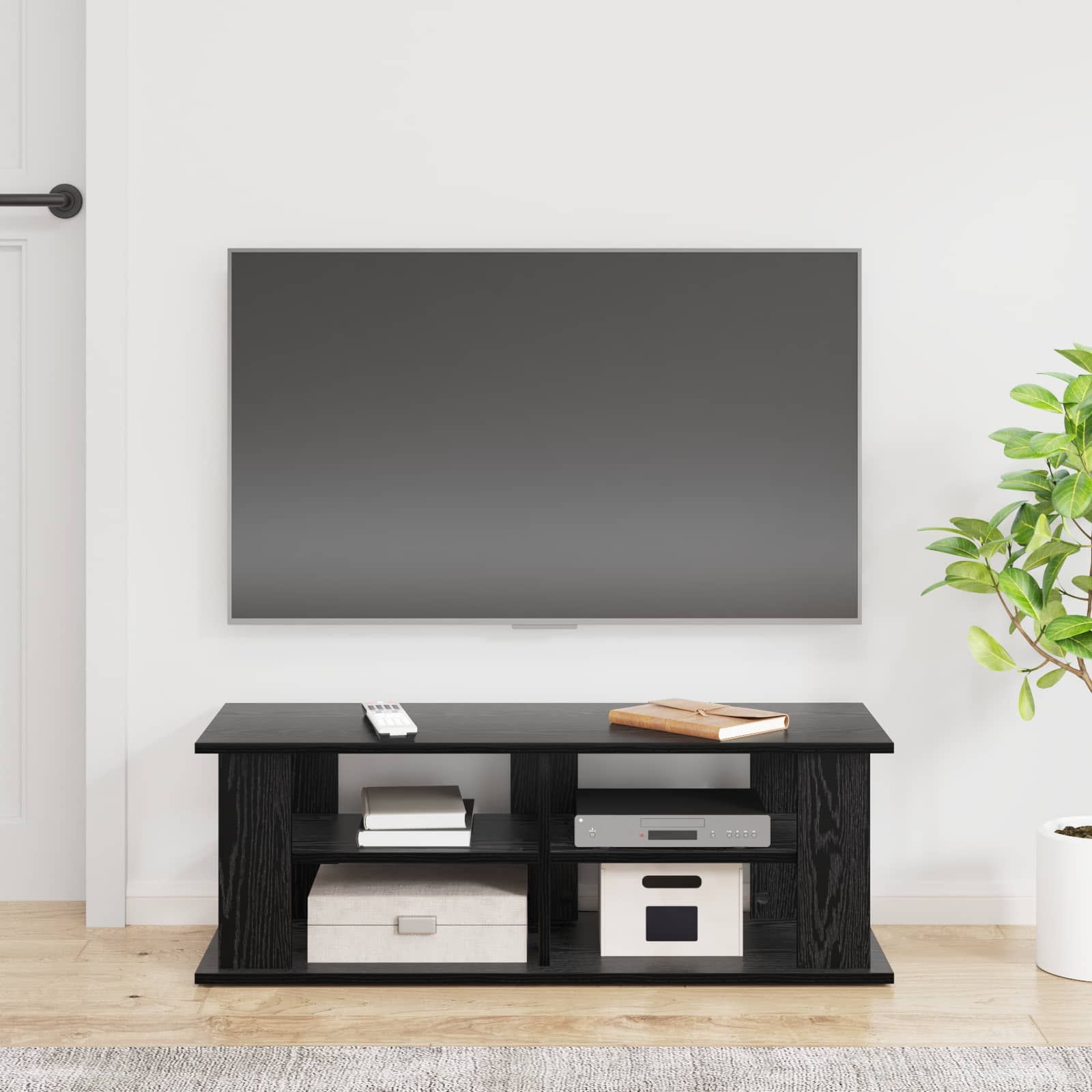 Supporto TV Rovere Nero 96 x 35 x 33,5 cm