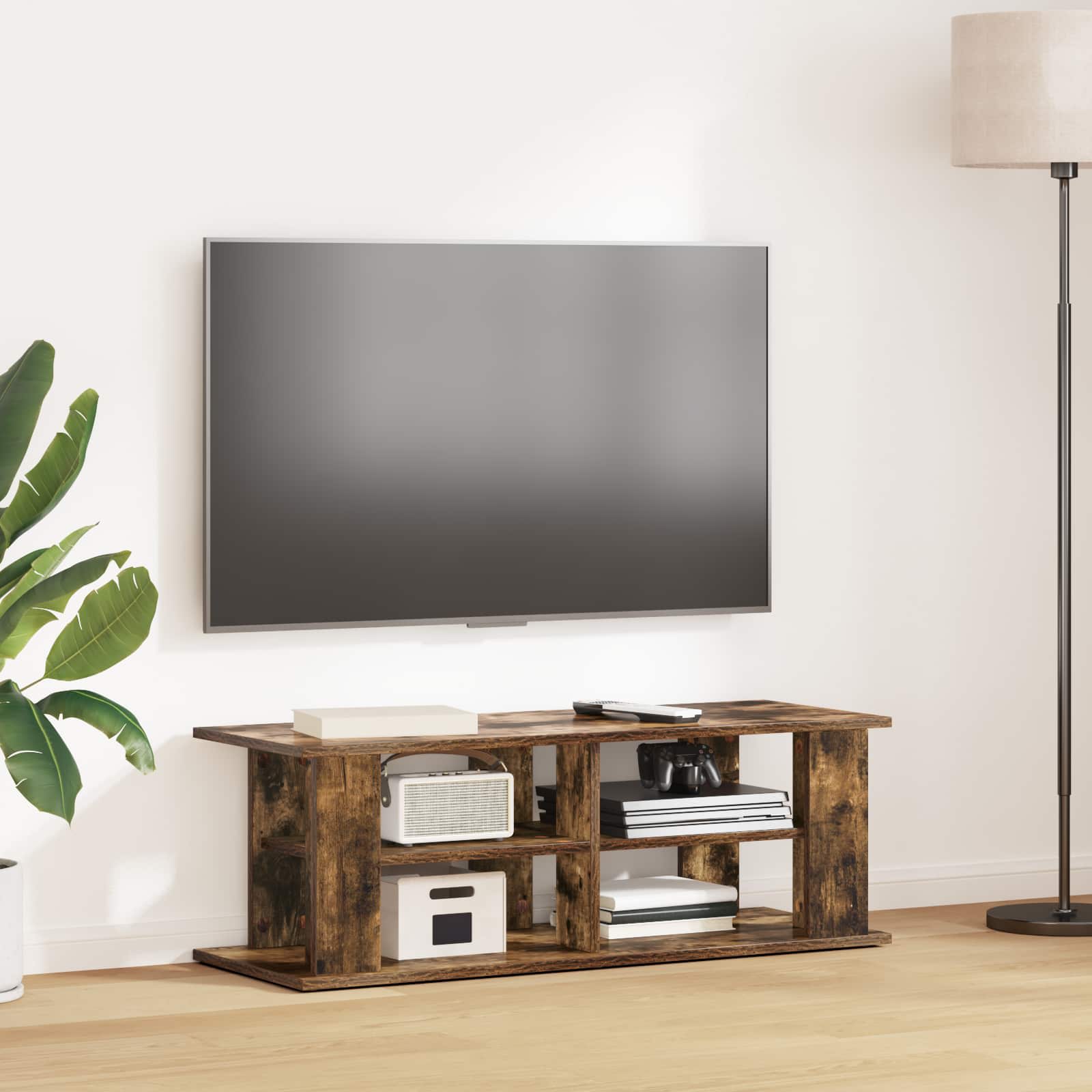 Supporto TV Rovere fumé 96 x 35 x 33,5 cm