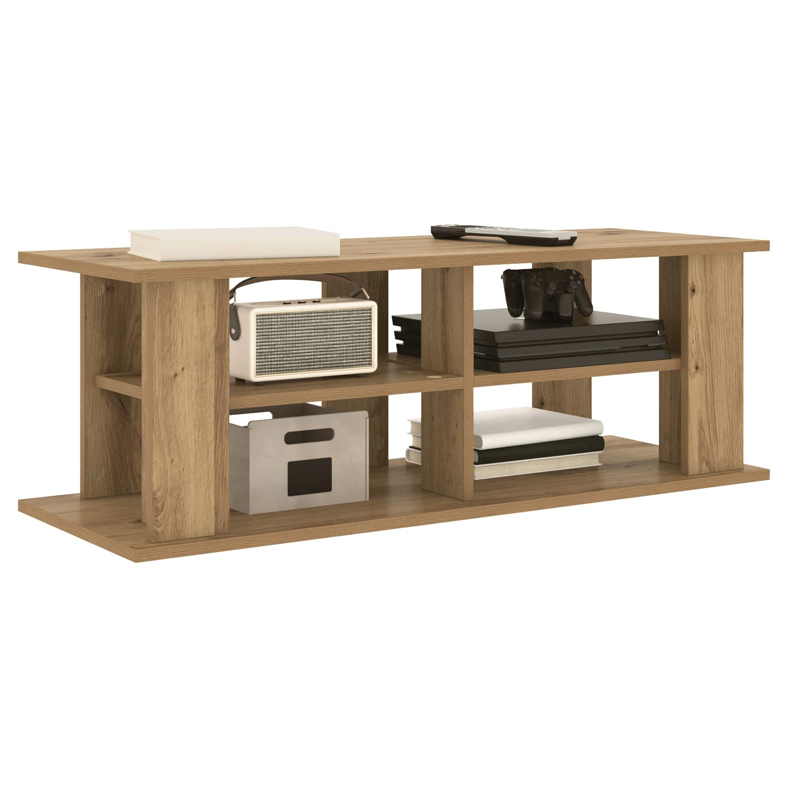 Supporto TV Rovere artigianale 96 x 35 x 33,5 cm
