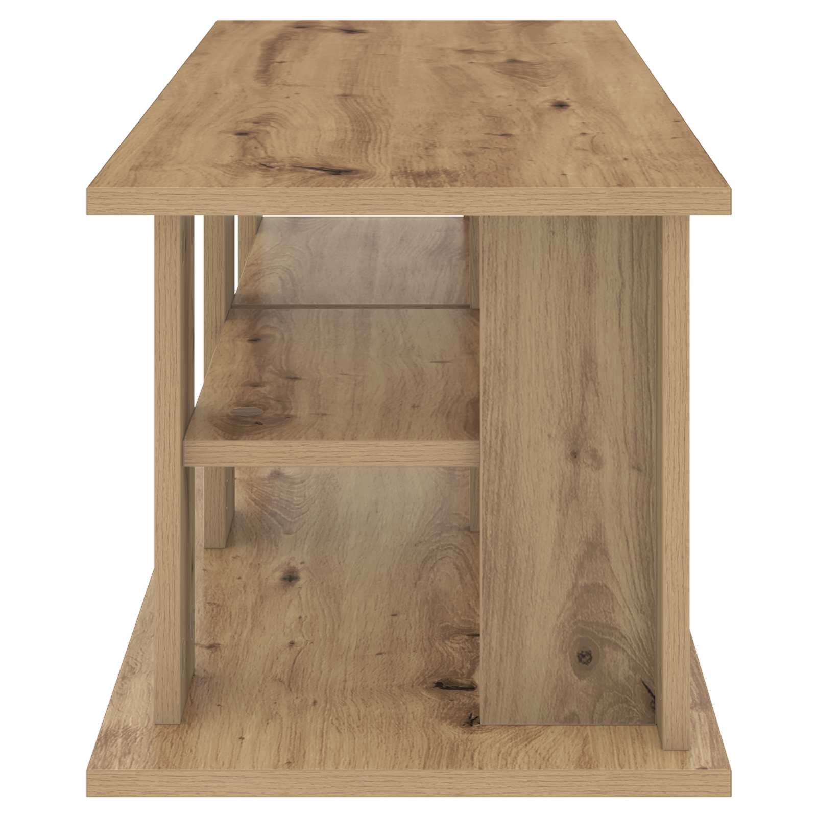 Supporto TV Rovere artigianale 96 x 35 x 33,5 cm