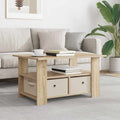 Tavolino da salotto con cassetto Rovere Sonoma 77 x 55 x 42 cm