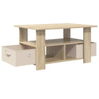 Tavolino da salotto con cassetto Rovere Sonoma 77 x 55 x 42 cm