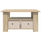 Tavolino da salotto con cassetto Rovere Sonoma 77 x 55 x 42 cm