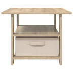 Tavolino da salotto con cassetto Rovere Sonoma 77 x 55 x 42 cm