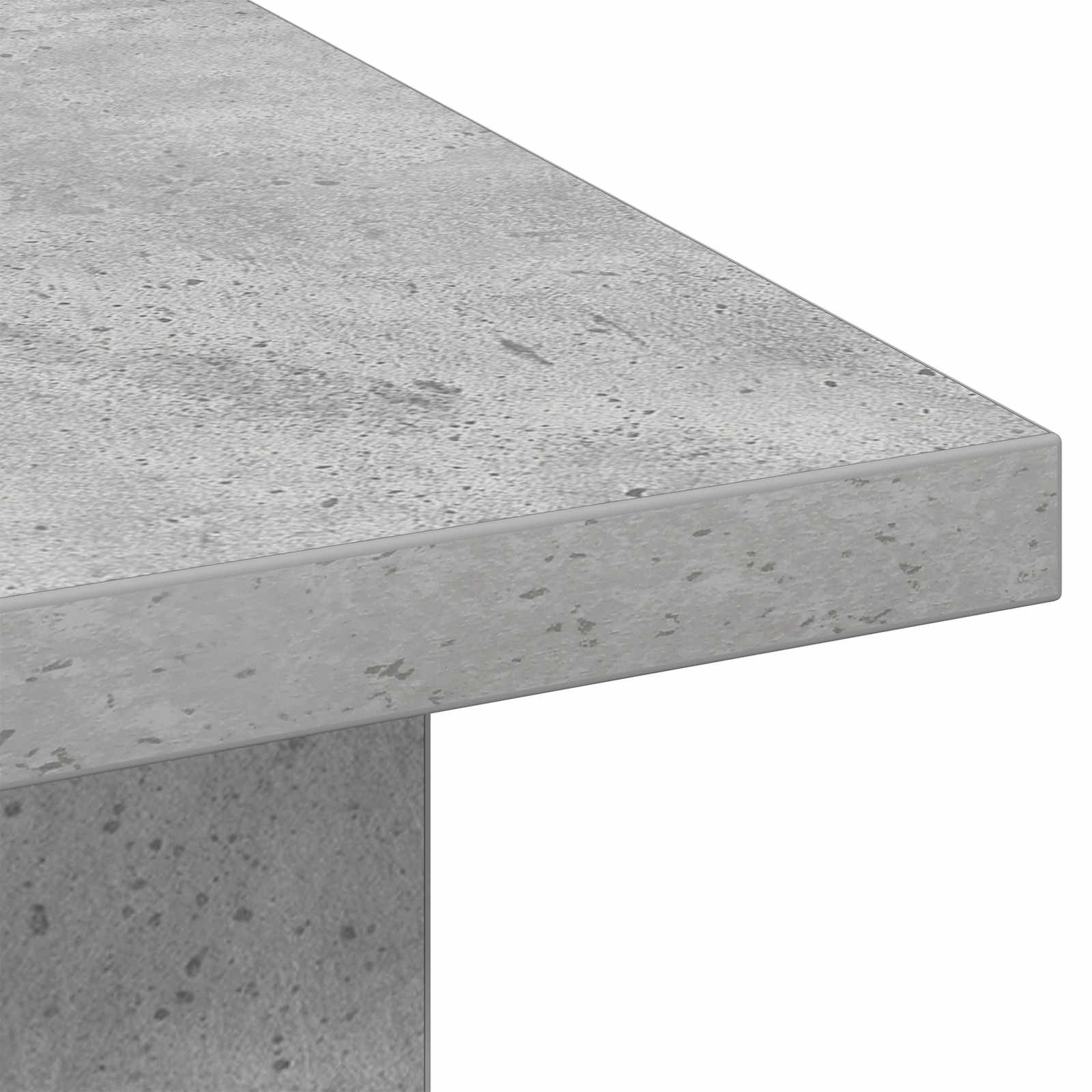 Tavolino da salotto con cassetto Grigio cemento 77 x 55 x 42 cm