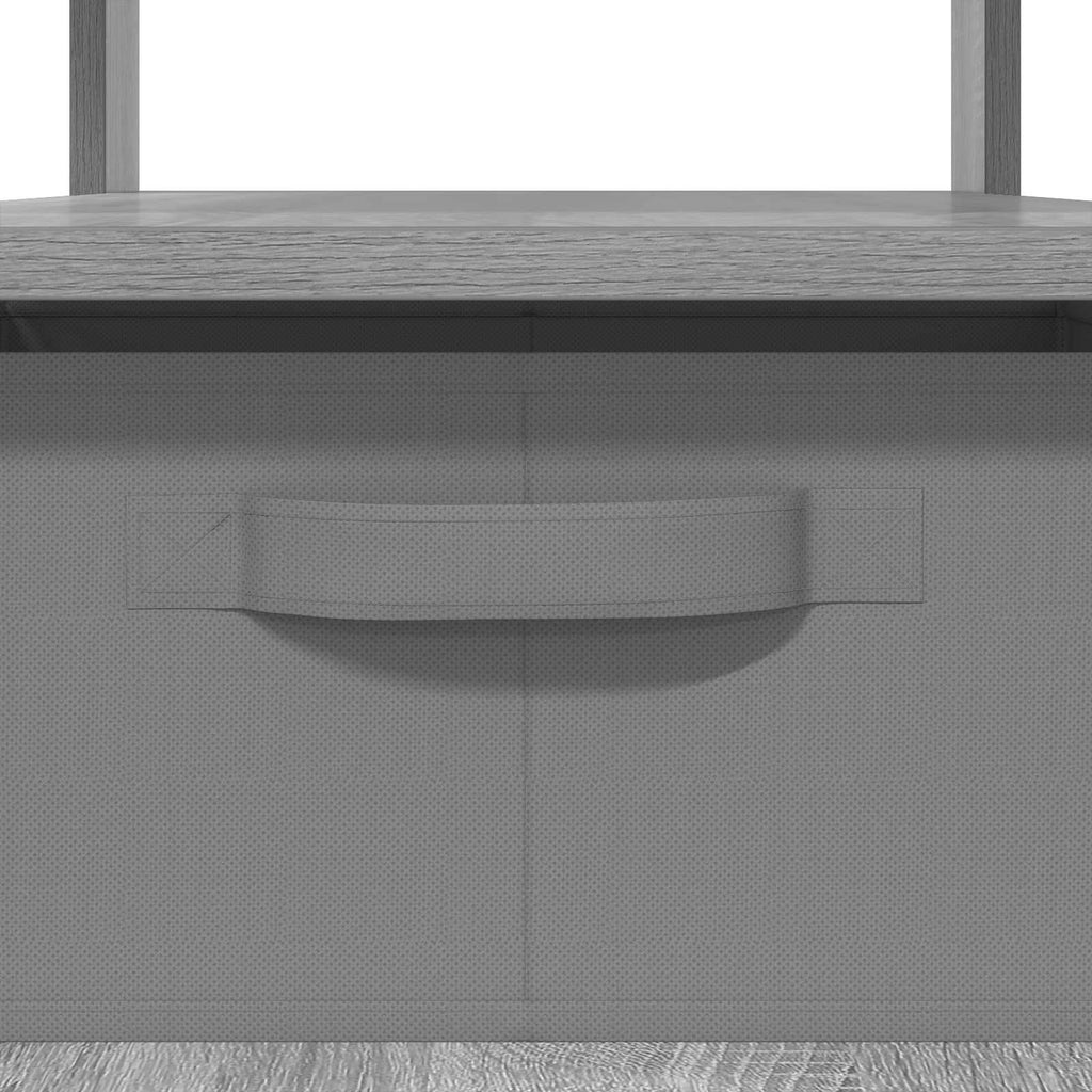 Tavolino da salotto con cassetto Grigio Sonoma 77 x 55 x 42 cm