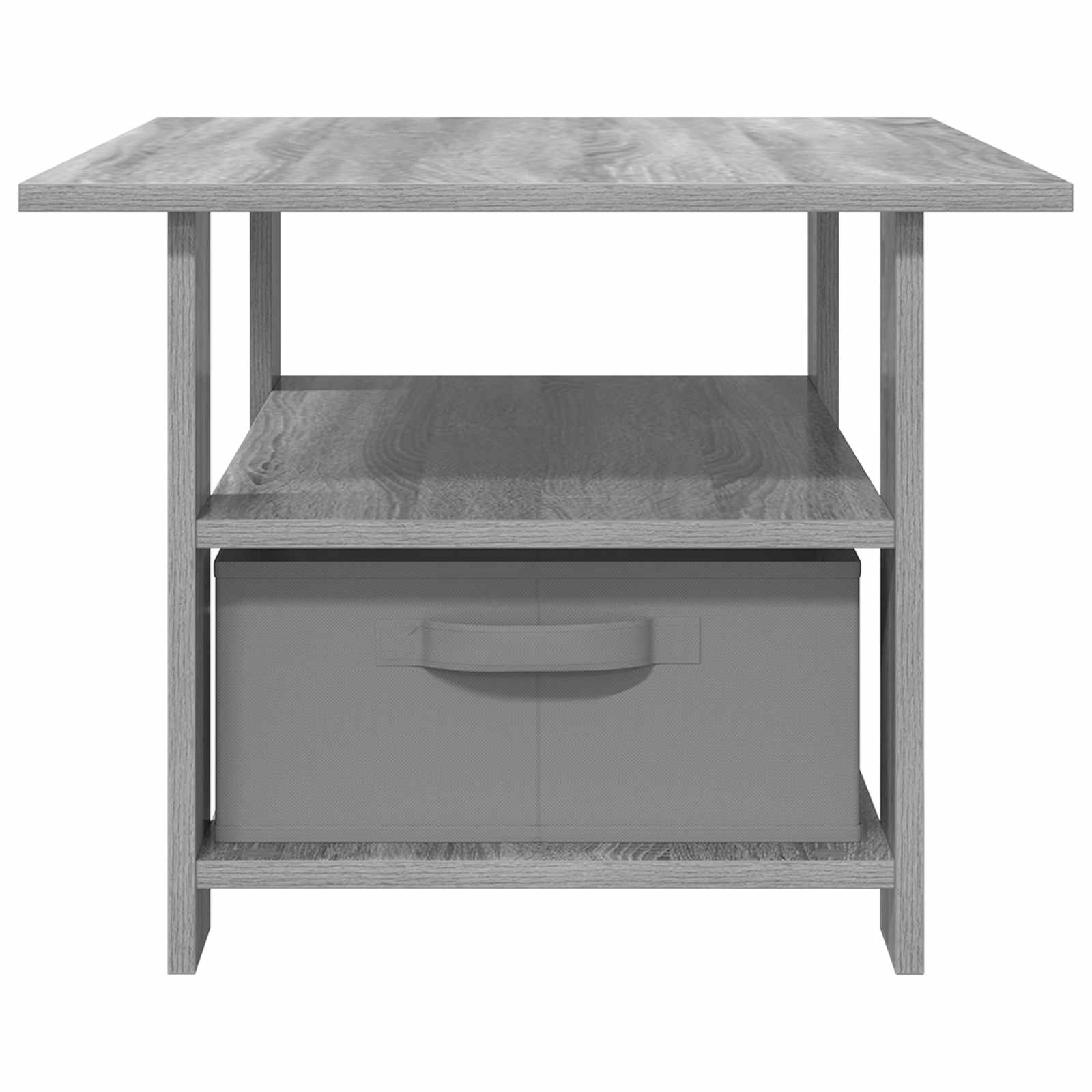 Tavolino da salotto con cassetto Grigio Sonoma 77 x 55 x 42 cm