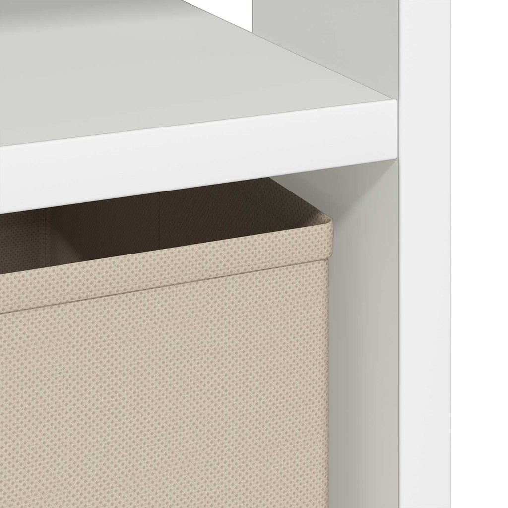 Comodino con cassetto Bianco 41 x 40 x 45 cm Legno multistrato