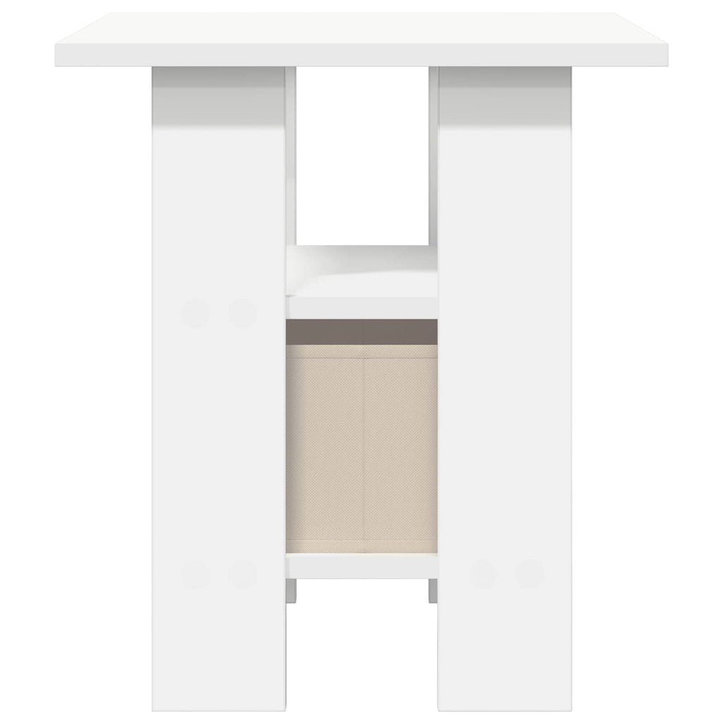 Comodino con cassetto Bianco 41 x 40 x 45 cm Legno multistrato