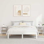 Comodino 2 pcs Bianco 41 x 40 x 45 cm Legno multistrato