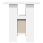 Comodino 2 pcs Bianco 41 x 40 x 45 cm Legno multistrato