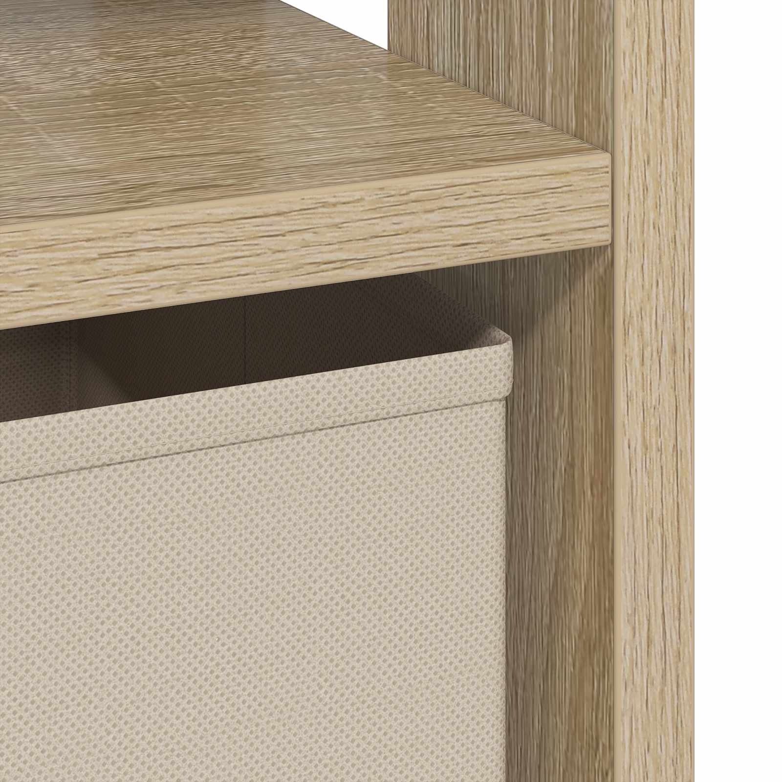 Comodino 2 pcs Rovere Sonoma 41 x 40 x 45 cm Legno multistrato