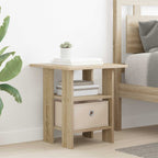 Comodino 2 pcs Rovere Sonoma 41 x 40 x 45 cm Legno multistrato
