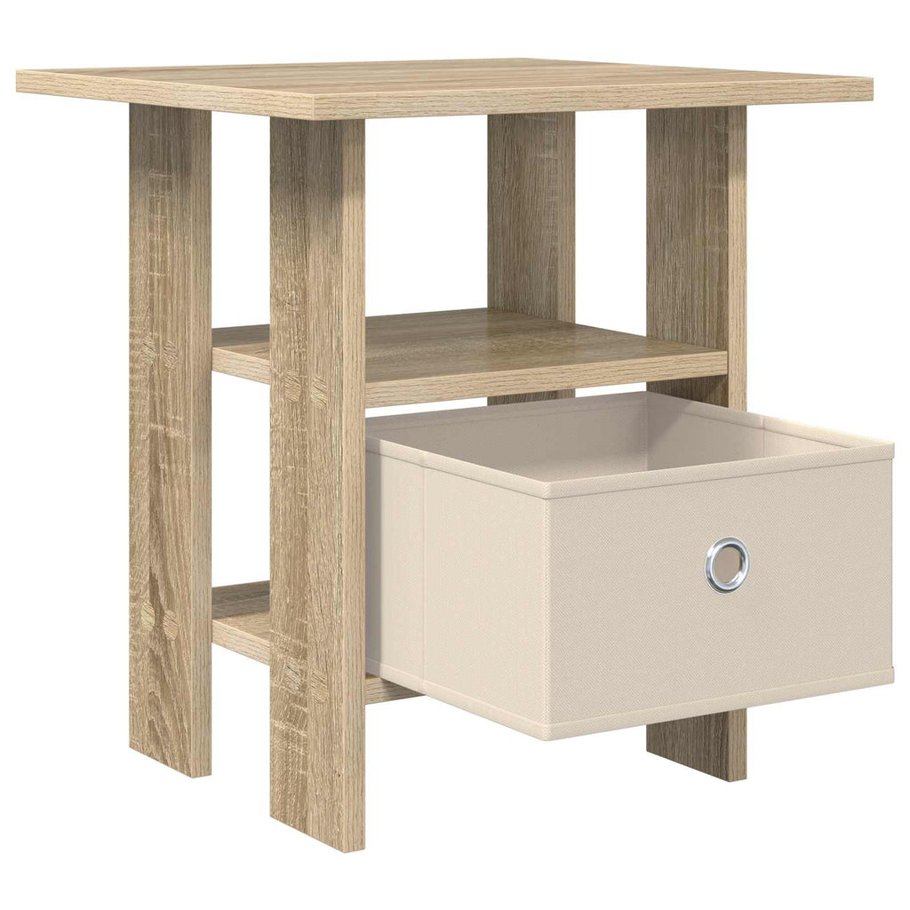 Comodino 2 pcs Rovere Sonoma 41 x 40 x 45 cm Legno multistrato