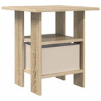 Comodino 2 pcs Rovere Sonoma 41 x 40 x 45 cm Legno multistrato