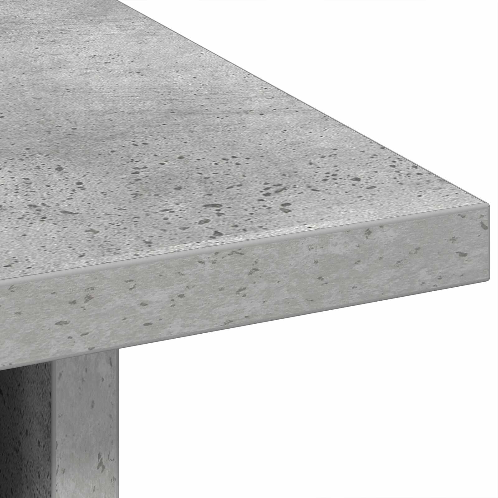 Comodino 2 pcs Grigio cemento 41 x 40 x 45 cm Legno multistrato