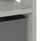 Comodino 2 pcs Grigio cemento 41 x 40 x 45 cm Legno multistrato