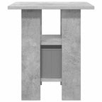 Comodino 2 pcs Grigio cemento 41 x 40 x 45 cm Legno multistrato