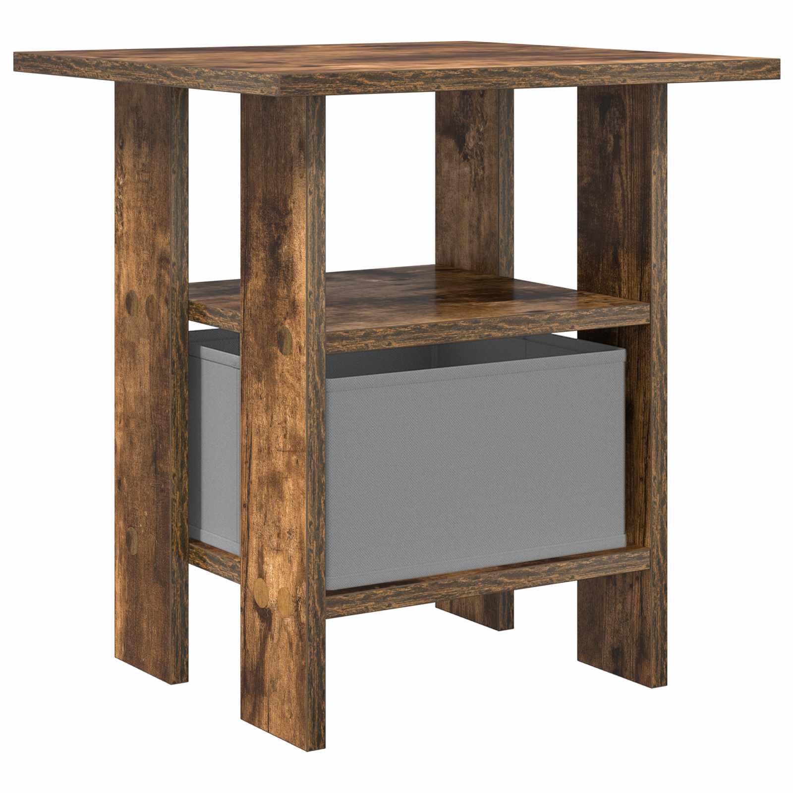 Comodino Rovere fumé 41 x 40 x 45 cm Legno multistrato