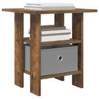 Comodino Rovere fumé 41 x 40 x 45 cm Legno multistrato