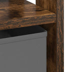 Comodino 2 pcs Rovere fumé 41 x 40 x 45 cm Legno multistrato