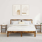 Comodino 2 pcs Rovere fumé 41 x 40 x 45 cm Legno multistrato