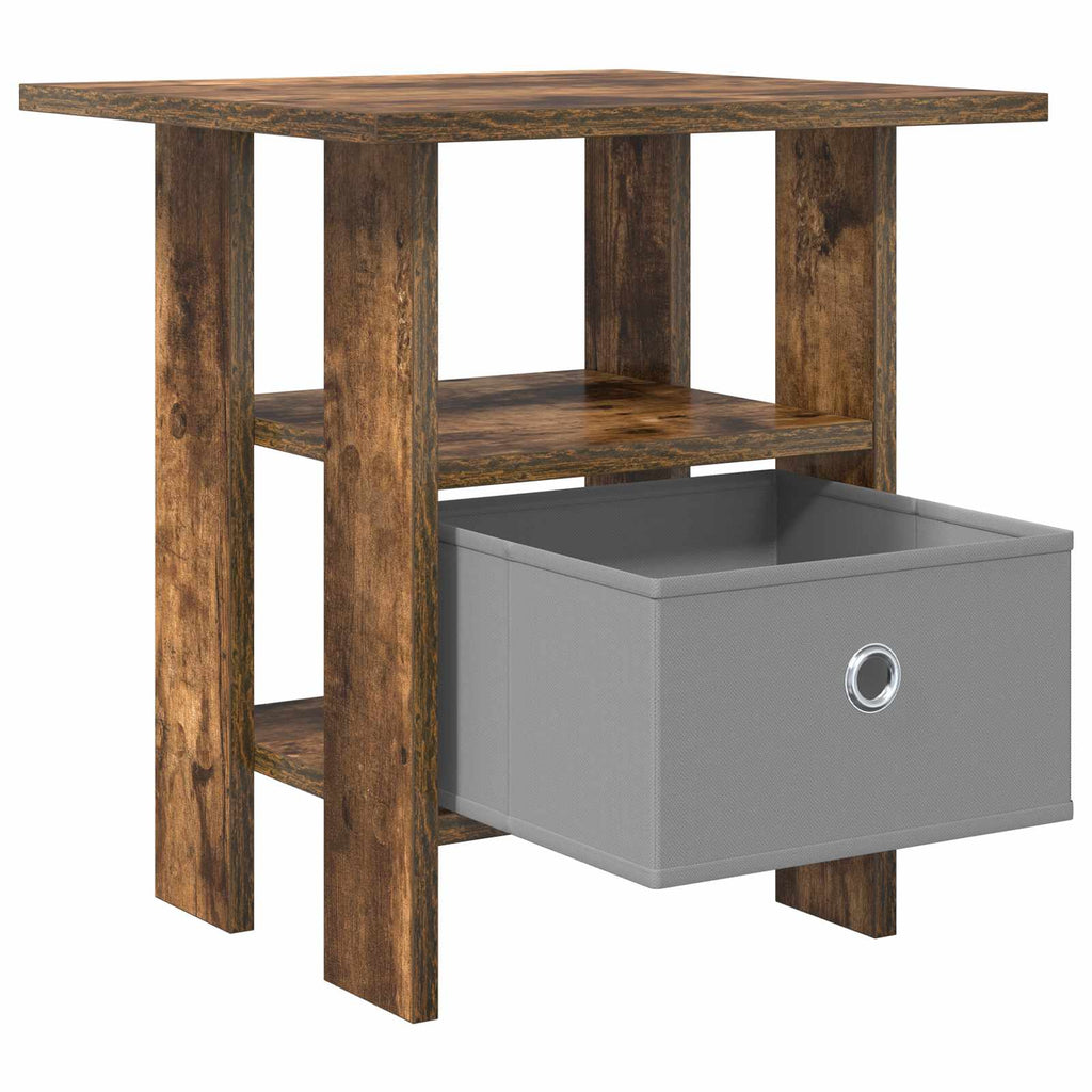 Comodino 2 pcs Rovere fumé 41 x 40 x 45 cm Legno multistrato